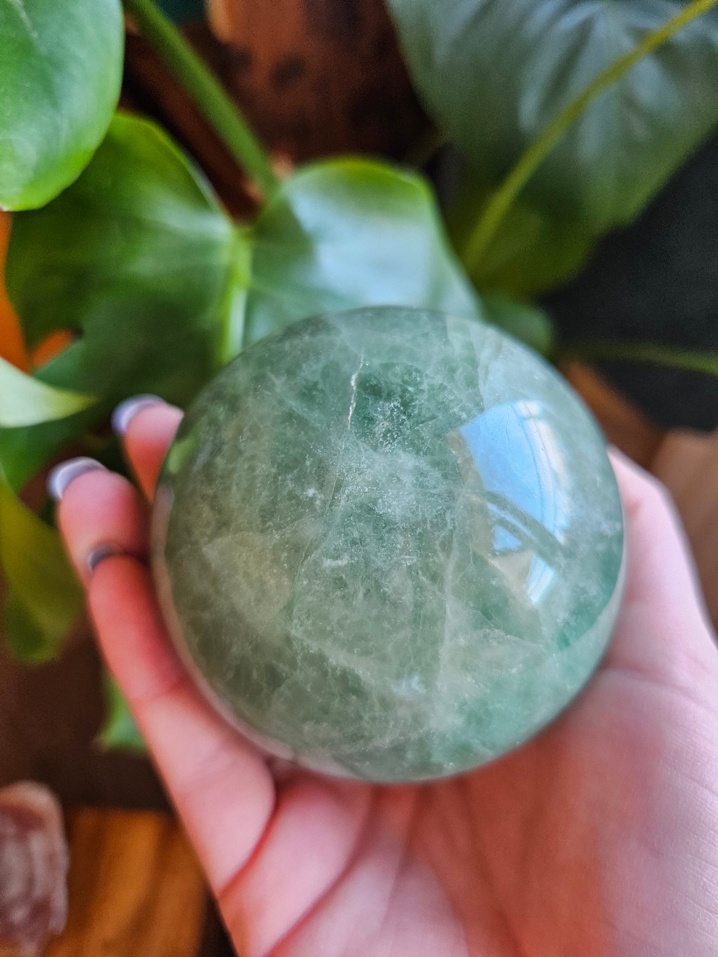 Large Green Fluorite planet