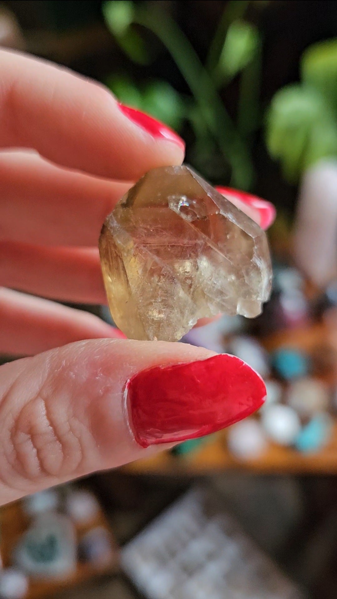 Kundalini Citrine with rainbow flash - 12g