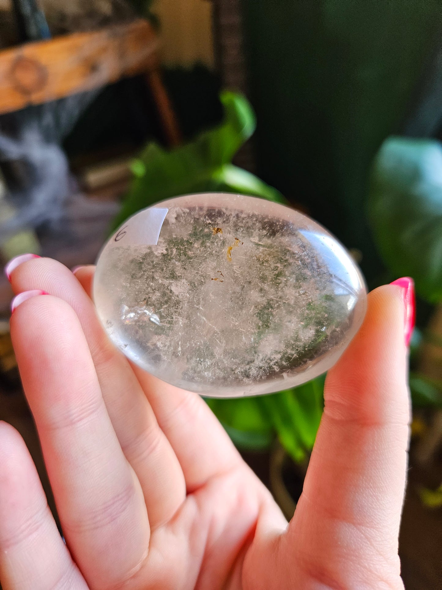 Smoky Quartz palmstone