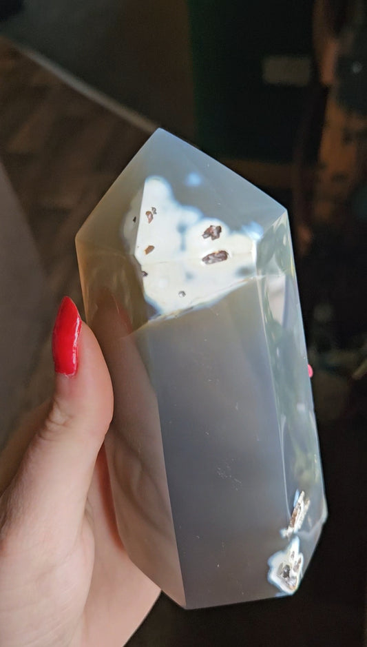 XL Orca Agate tower - 635g