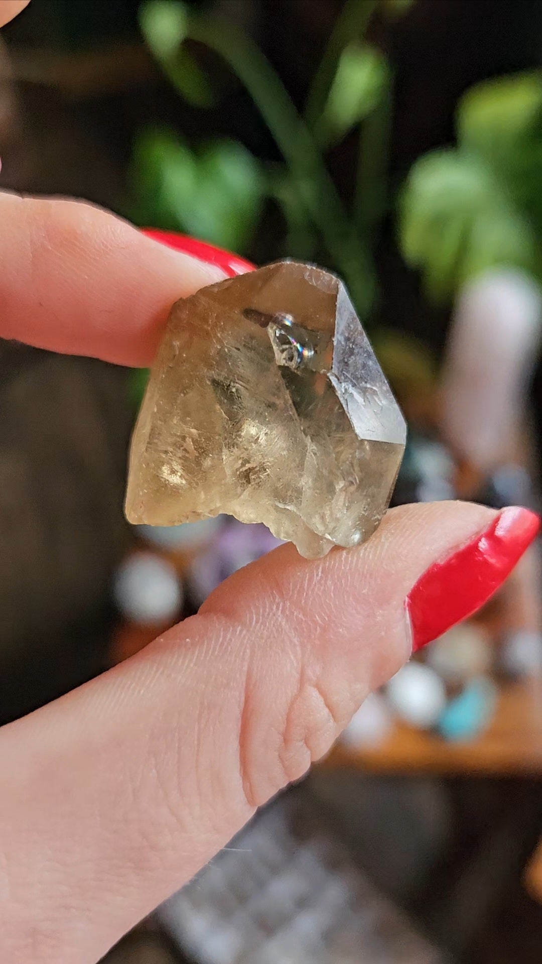 Kundalini Citrine with rainbow flash - 12g