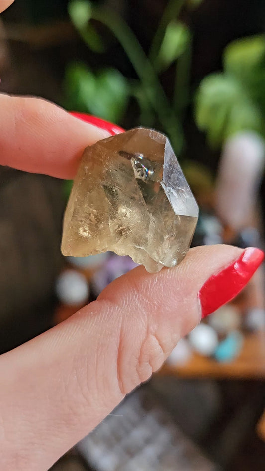 Kundalini Citrine with rainbow flash - 12g