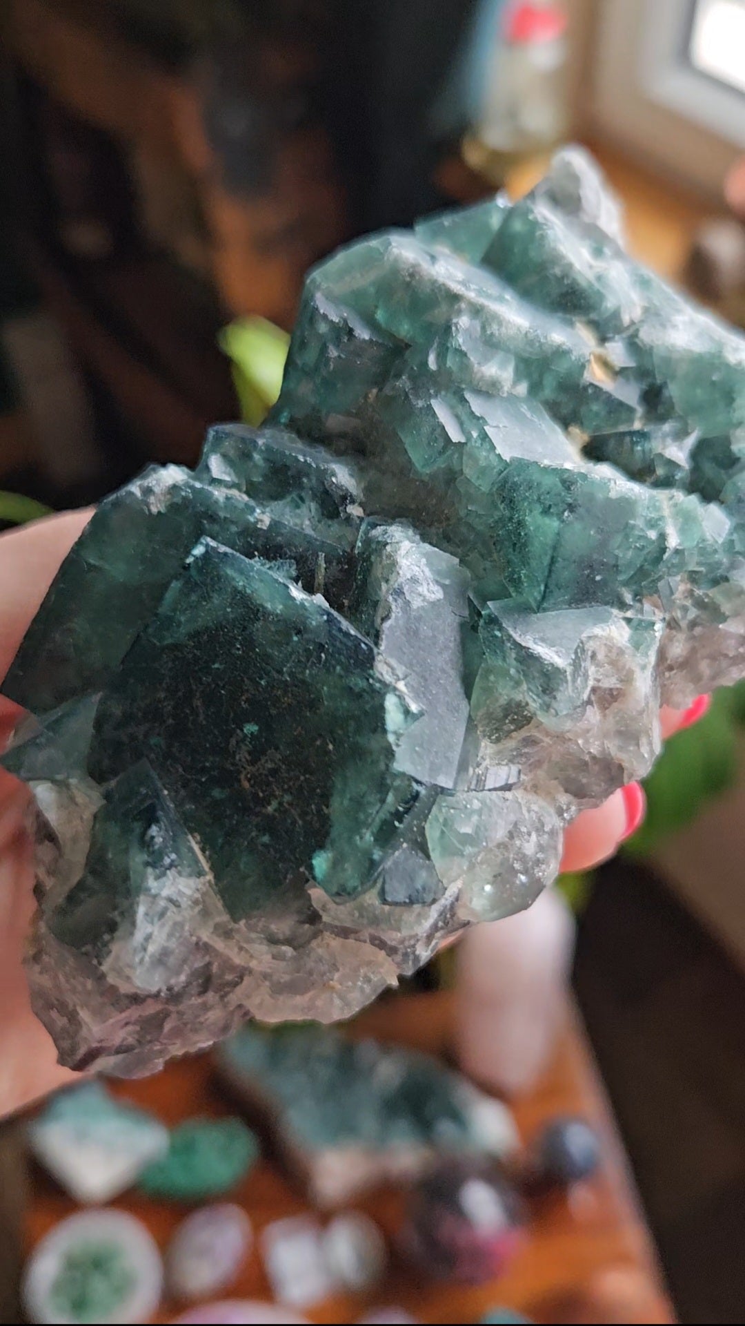 Large Green Fluorite