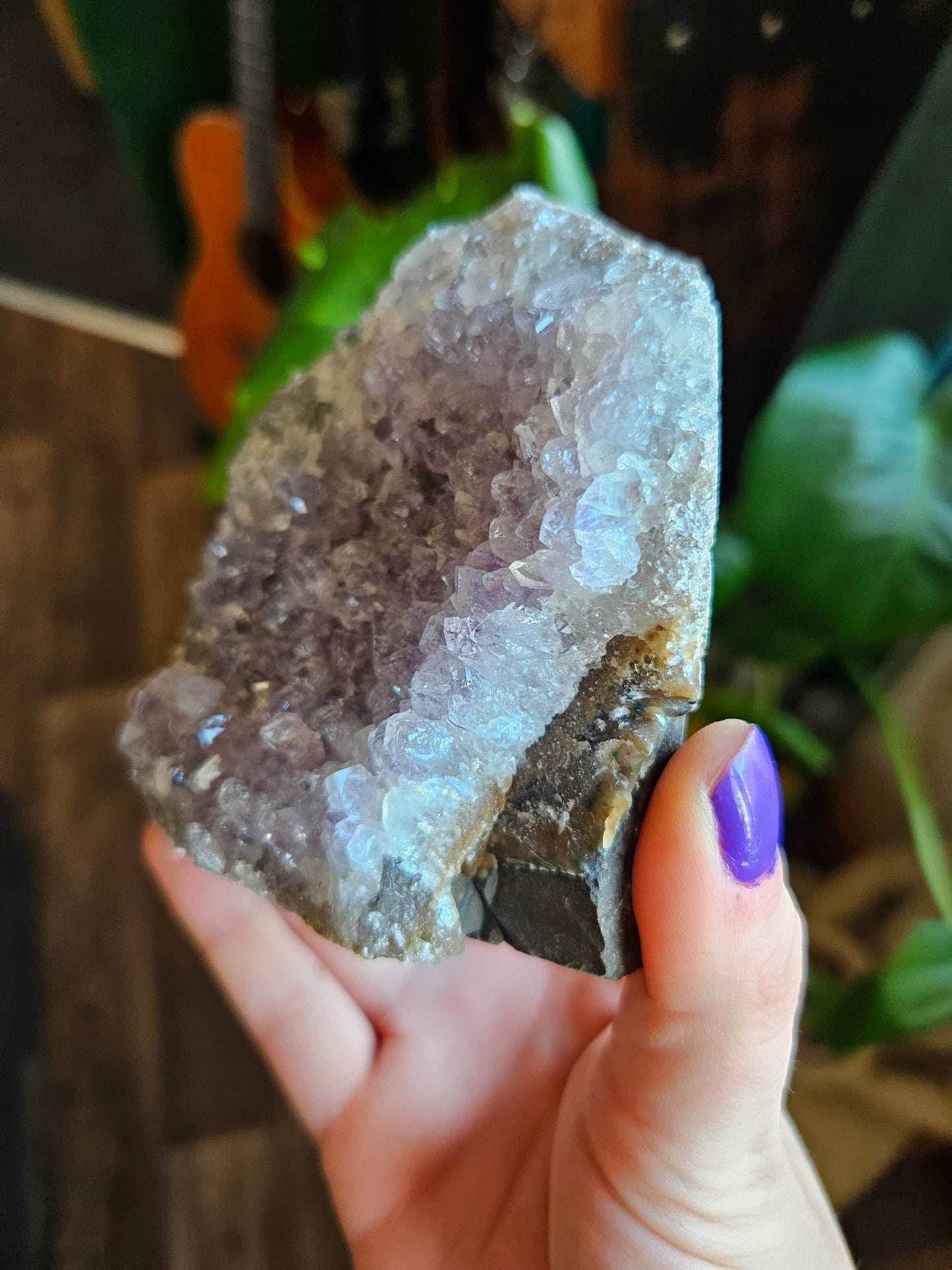 Lilac Amethyst geode
