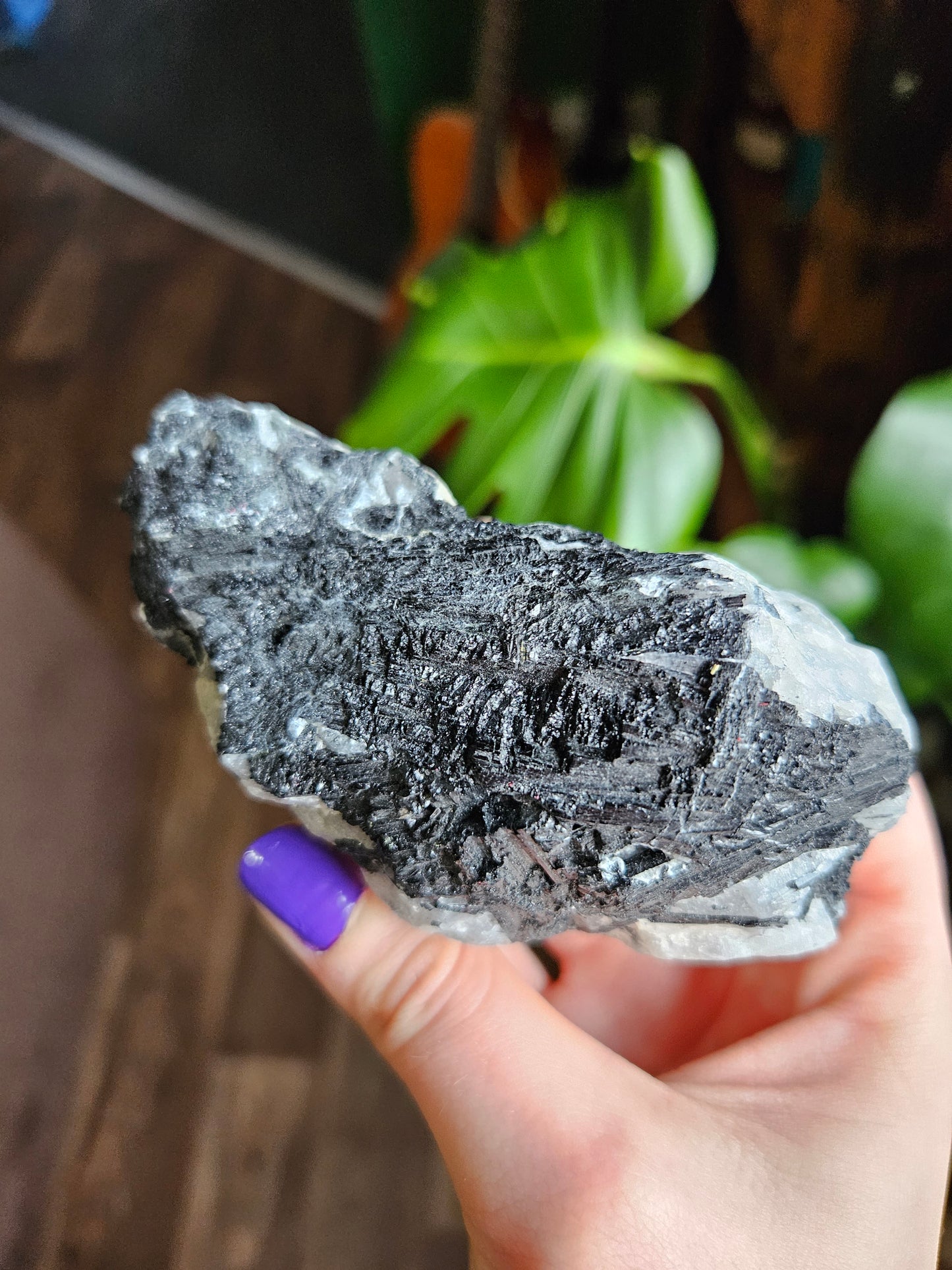 Black Tourmaline in Quartz - 368g
