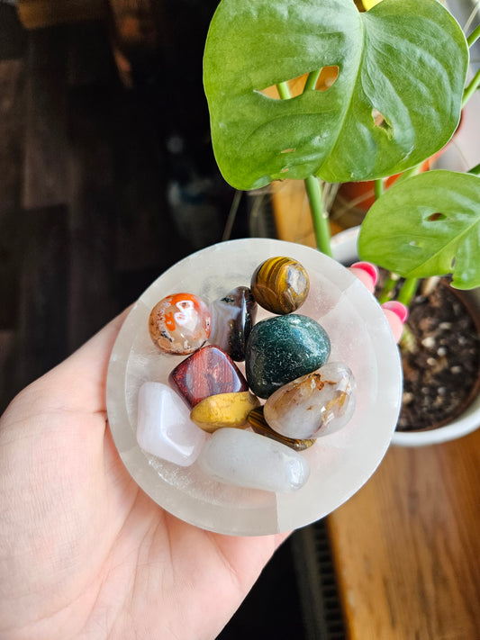 Selenite charging bowl