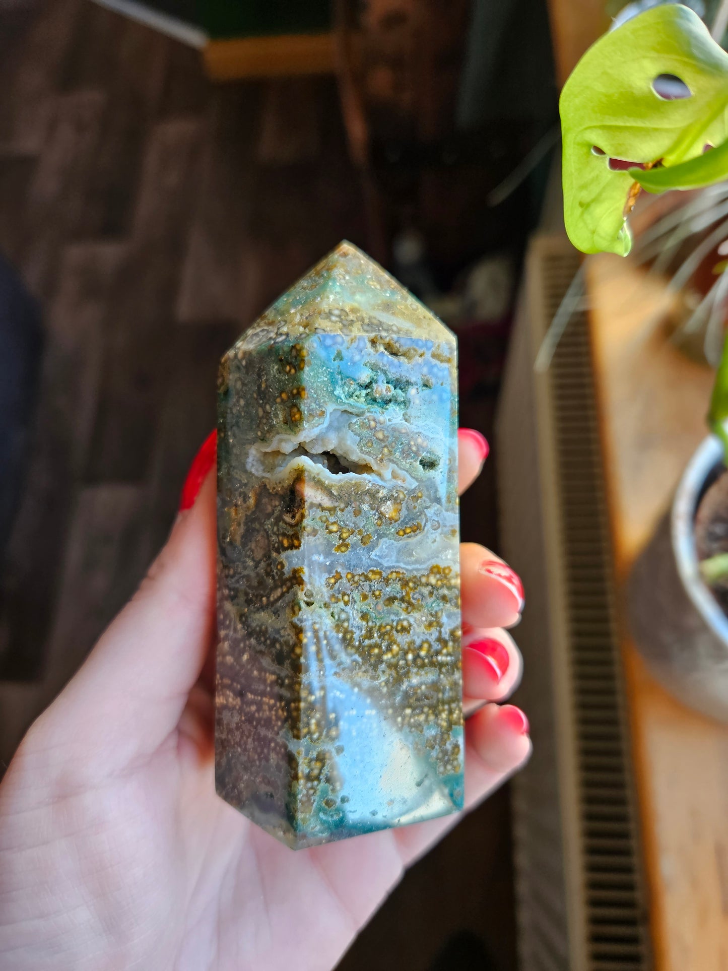 Ocean Jasper tower - 4" inch