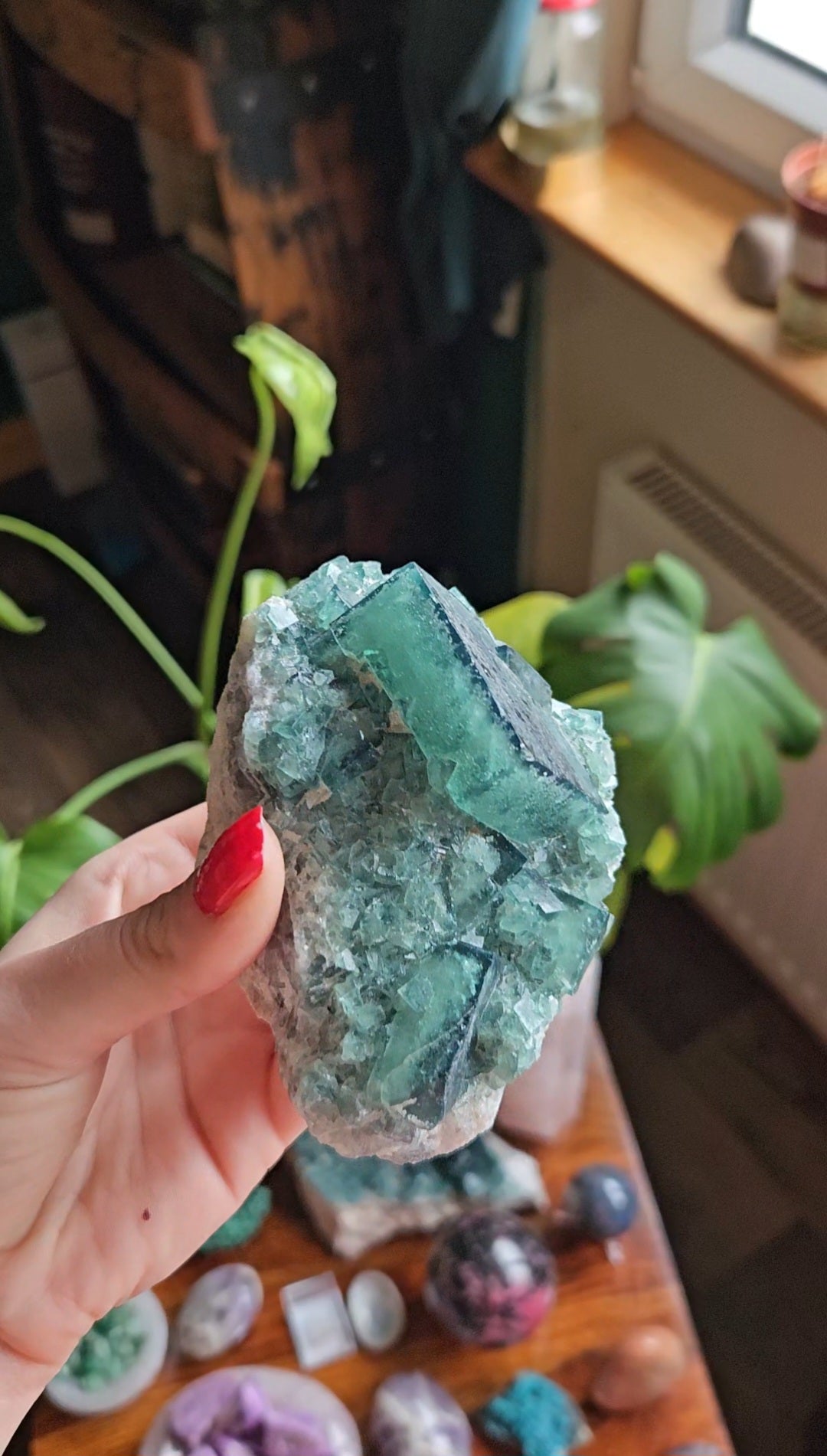 Natural Green Fluorite