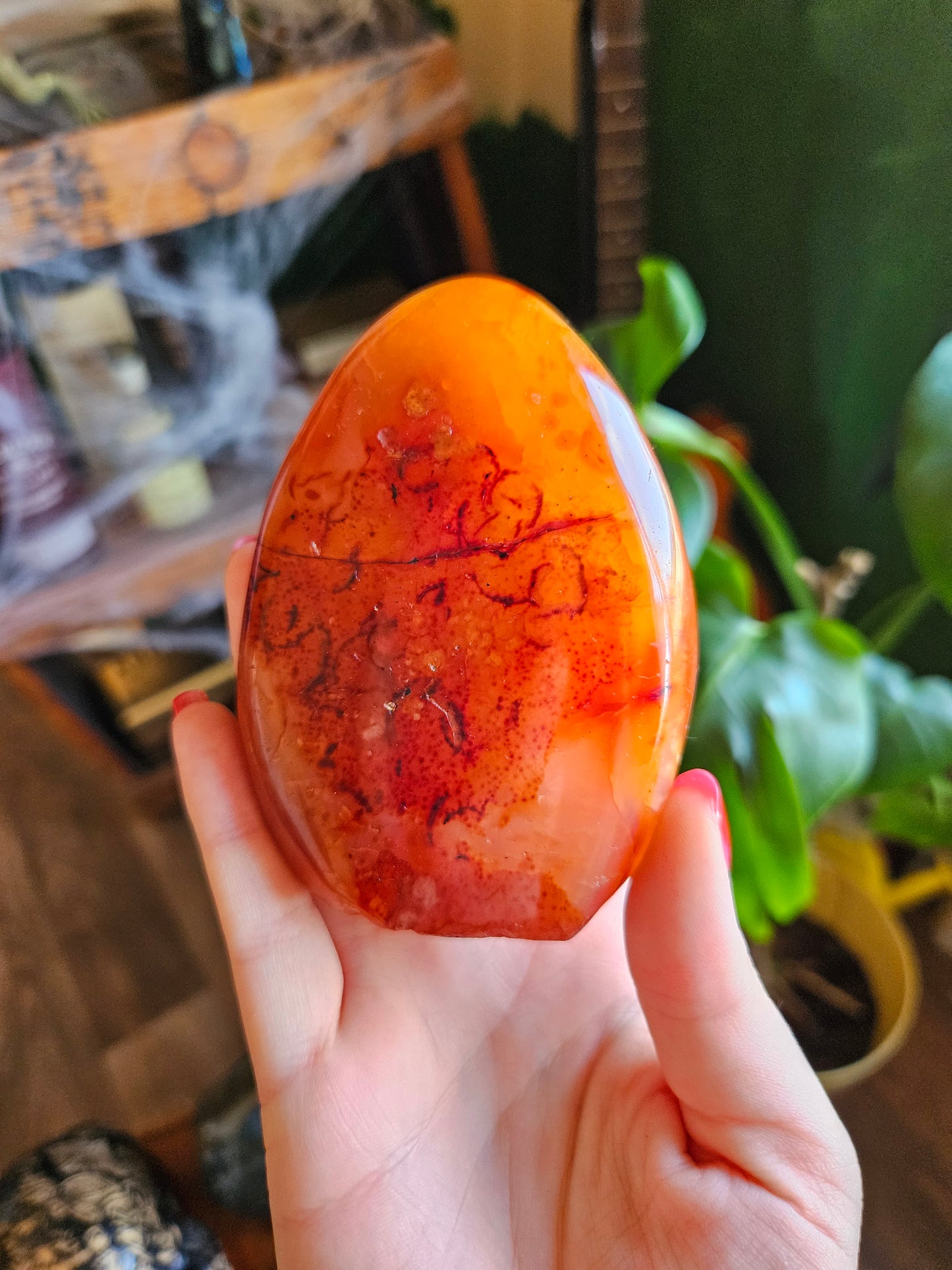 Juicy Orange Carnelian freeform - 316g