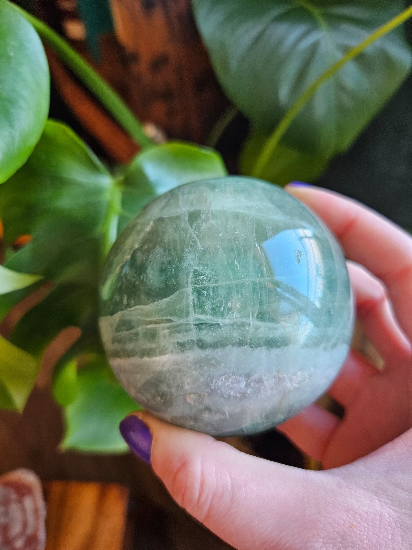 Large Green Fluorite planet