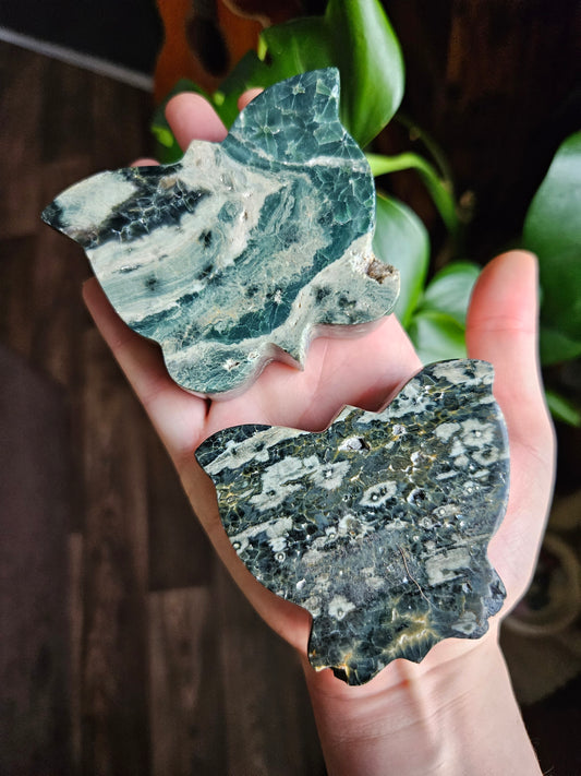 Medium Ocean Jasper butterfly
