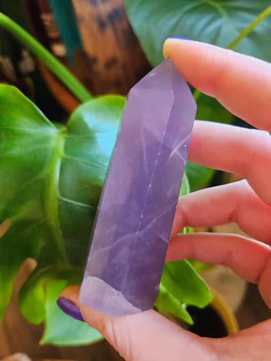 Small Purple Fluorite tower
