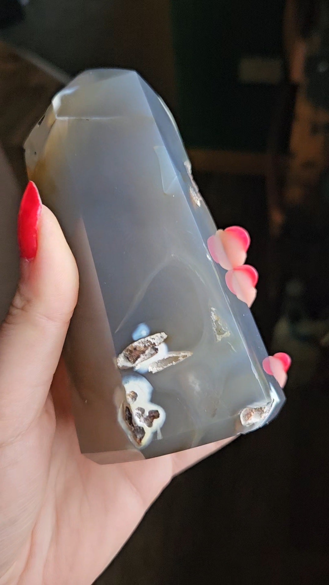 XL Orca Agate tower - 635g