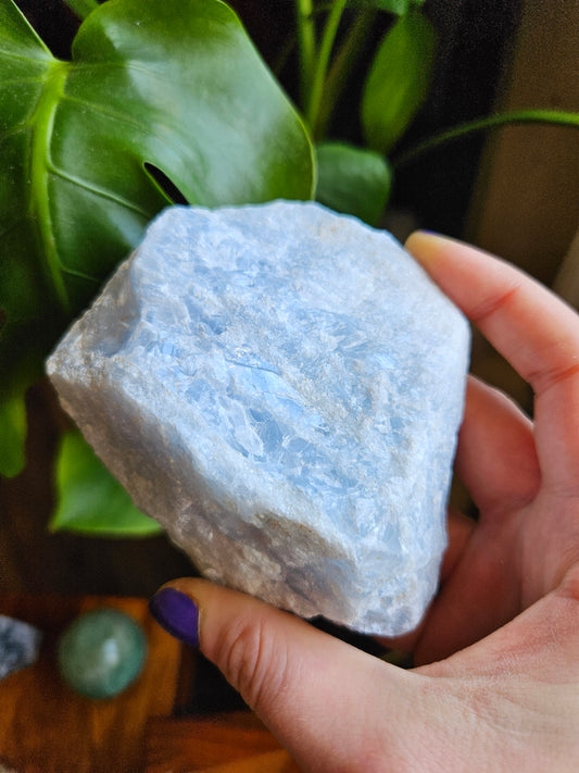 Large Blue Calcite