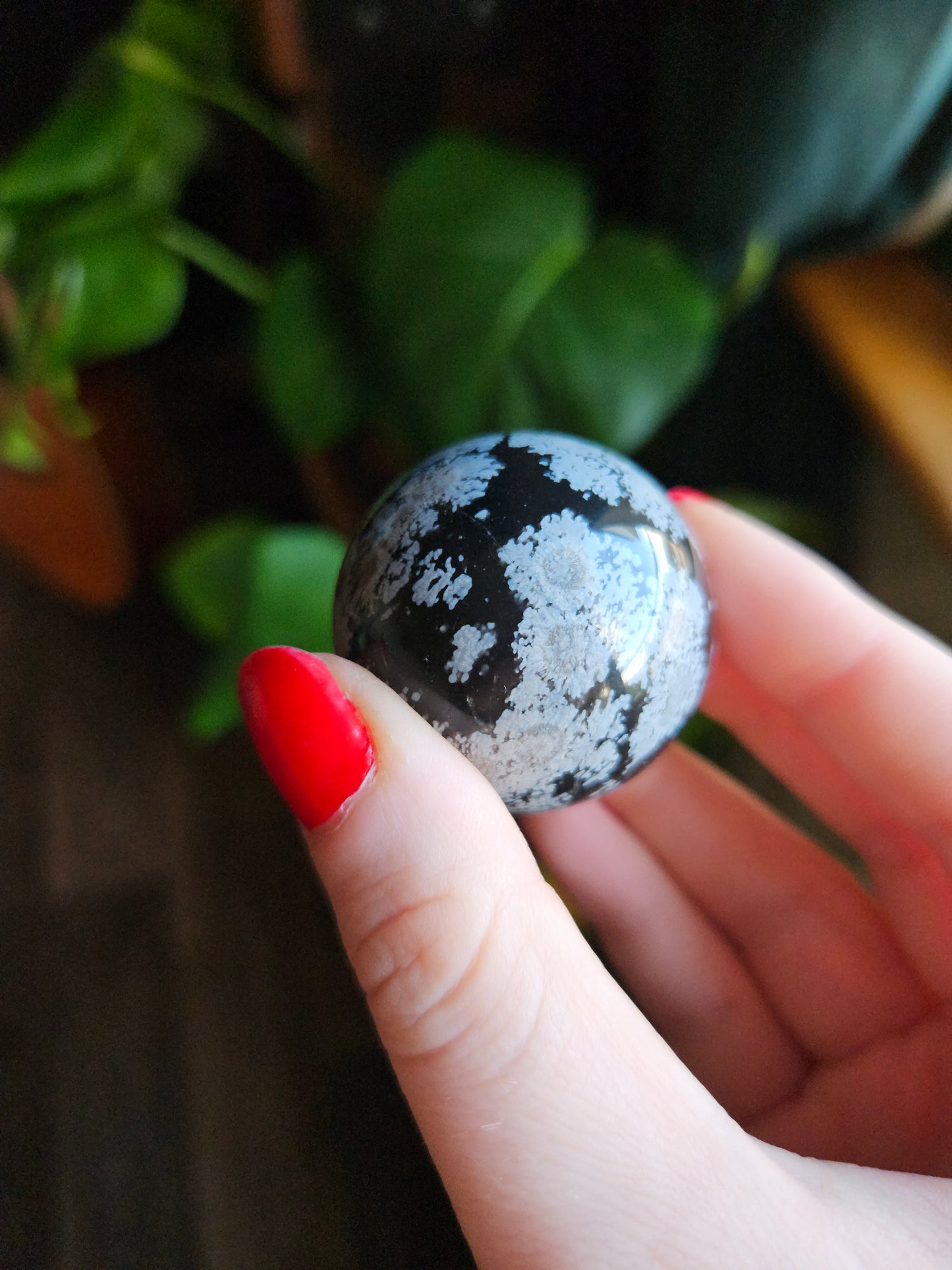 Snowflake Obsidian planet