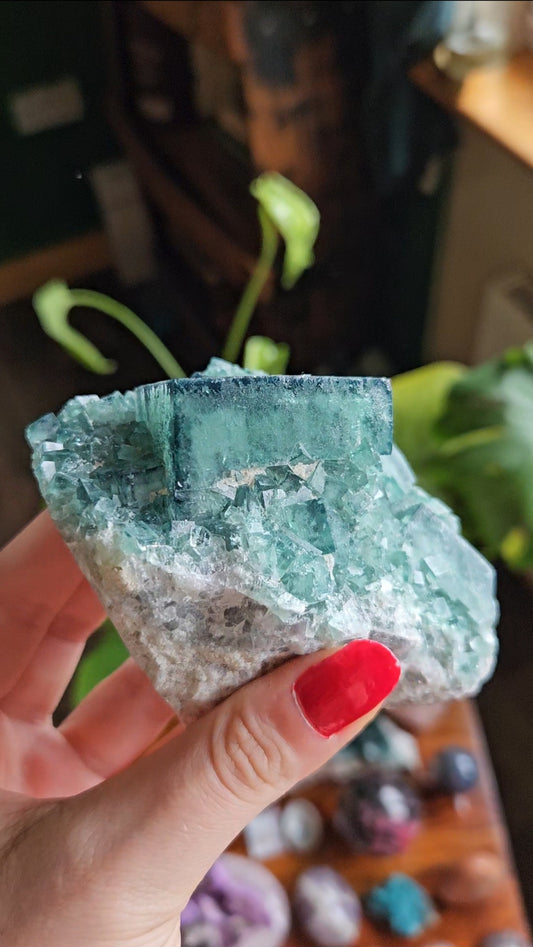 Natural Green Fluorite