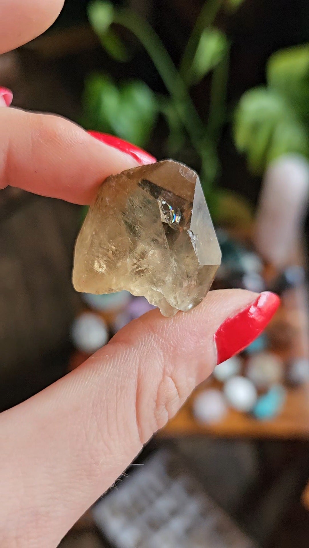 Kundalini Citrine with rainbow flash - 12g