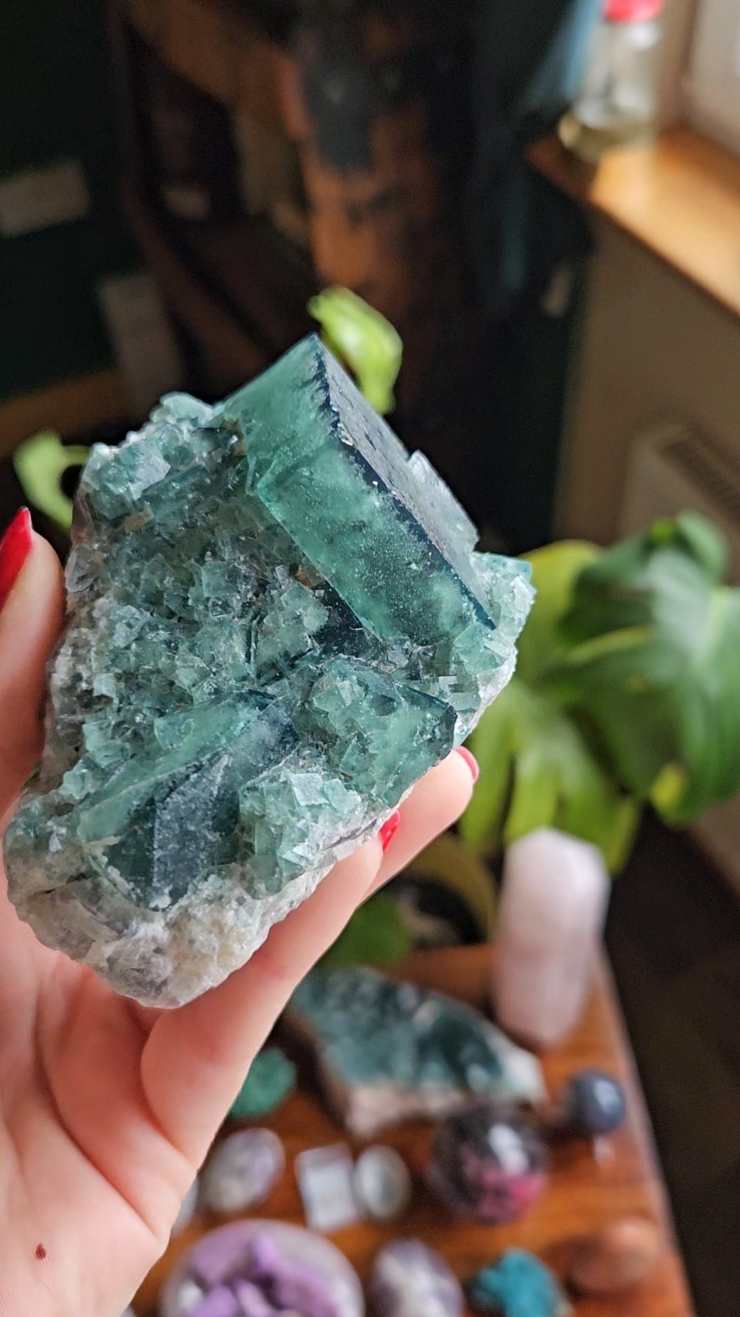 Natural Green Fluorite
