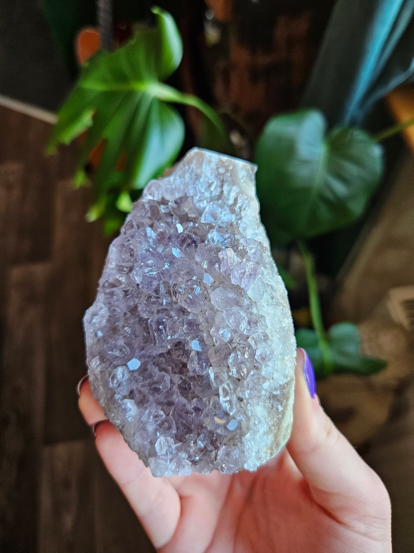 Lilac Amethyst geode