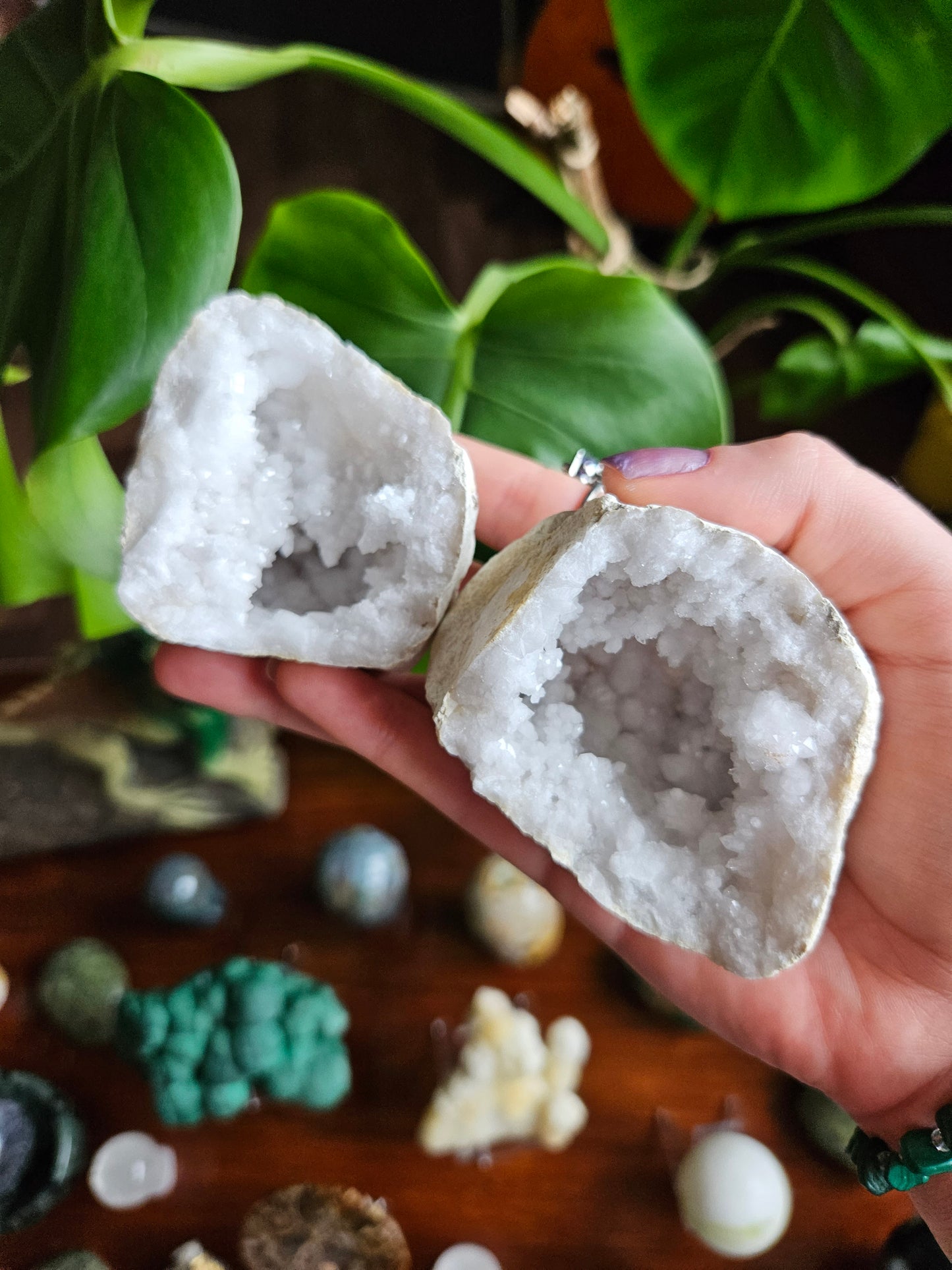 Large Clear Quartz geode