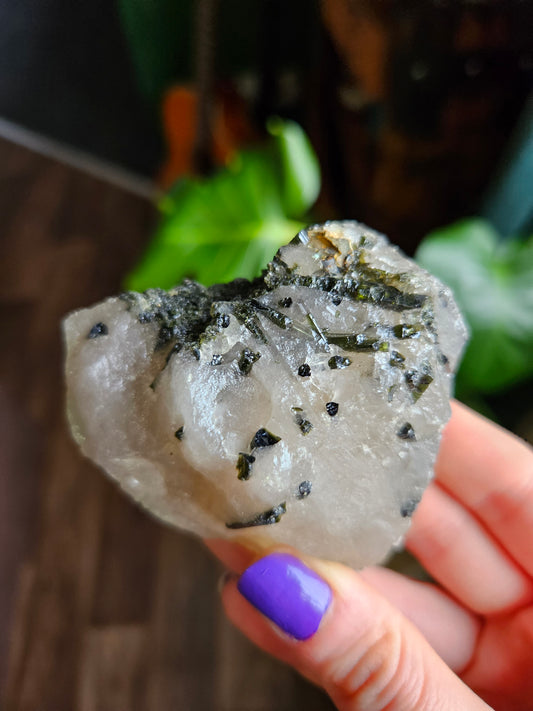 Green Tourmaline in Quartz - 201g