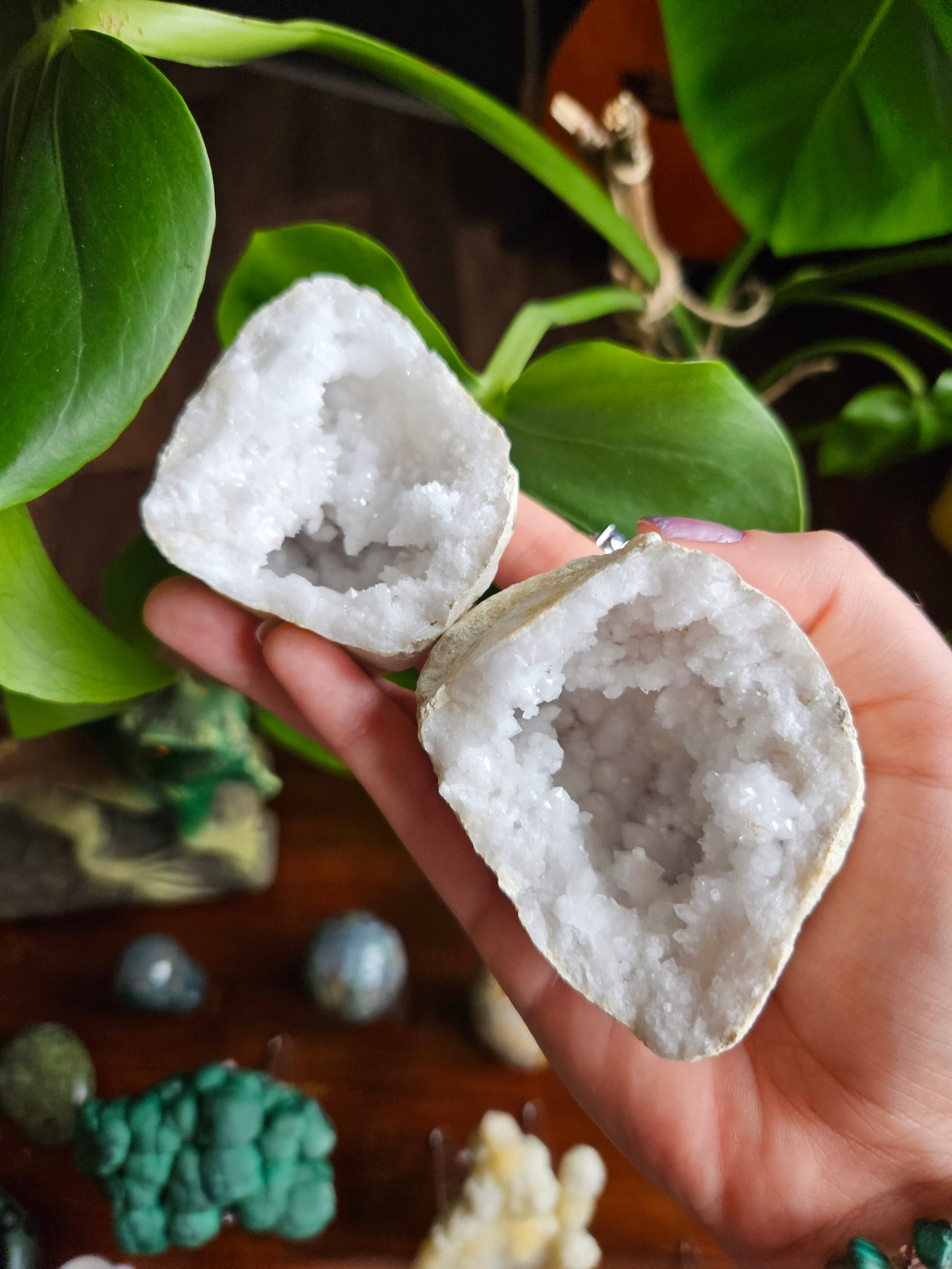 Large Clear Quartz geode