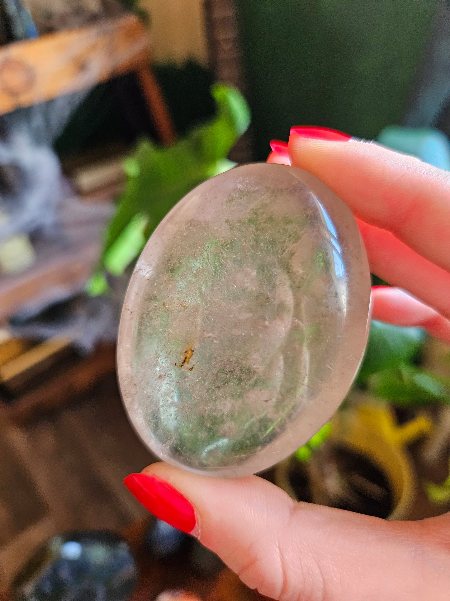 Smoky Quartz palmstone